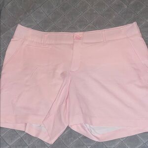 Under Armour Light Pink High-Waist Golf Shorts